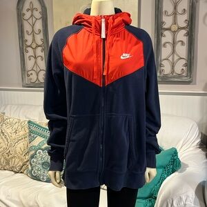Nike fleece zip up